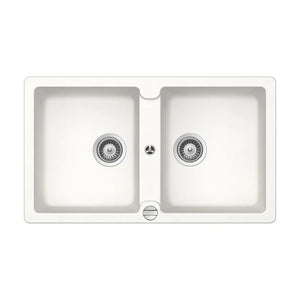 Lavaplatos Typos N-200 - Negro - Blanco Schock