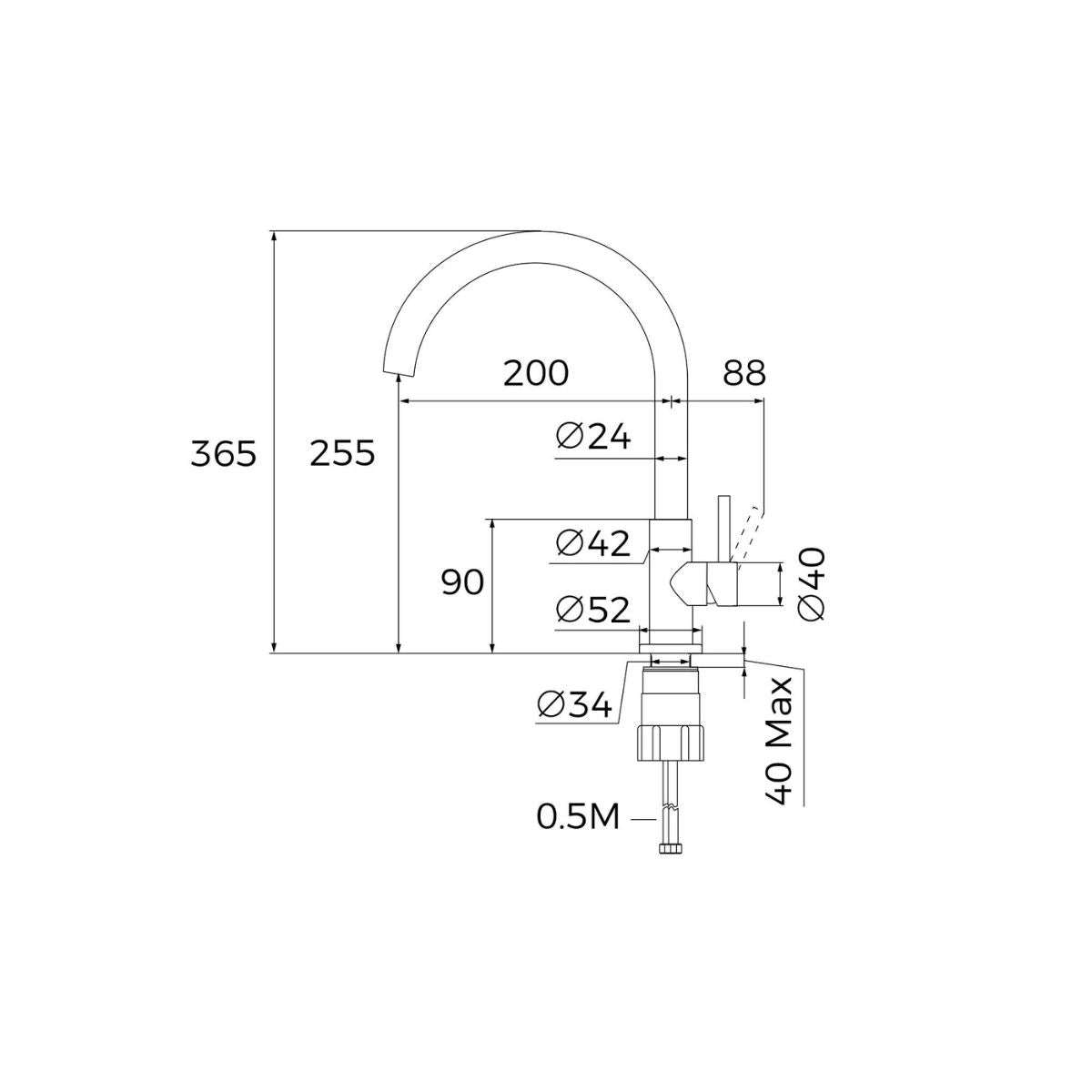 Grifo Lavaplatos UNI 9310 Teka