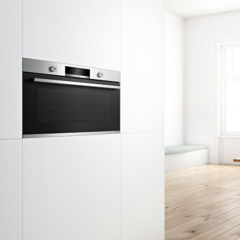 Horno 90 cm 3D Hotair VBC5580S0 Inox Bosch