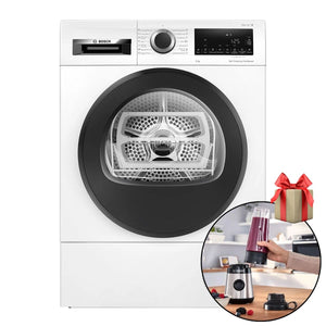 Secadora con Bomba de Calor 9 kg Serie 6 WQG245D0ES Bosch + Licuadora de Vaso MMB2111M