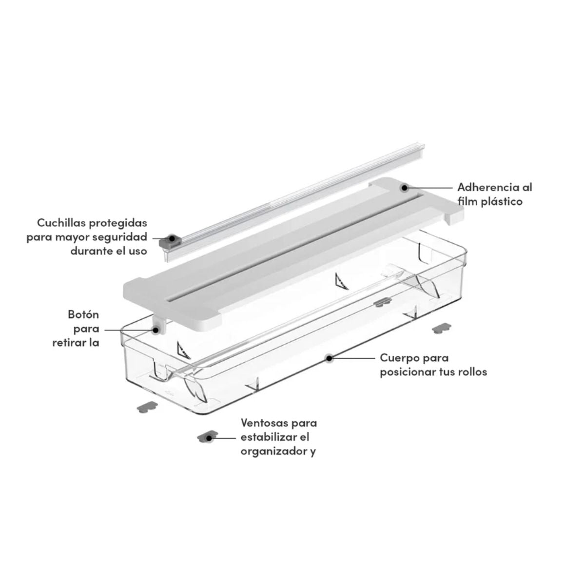 Dispensador Papel Alusa y Film OU