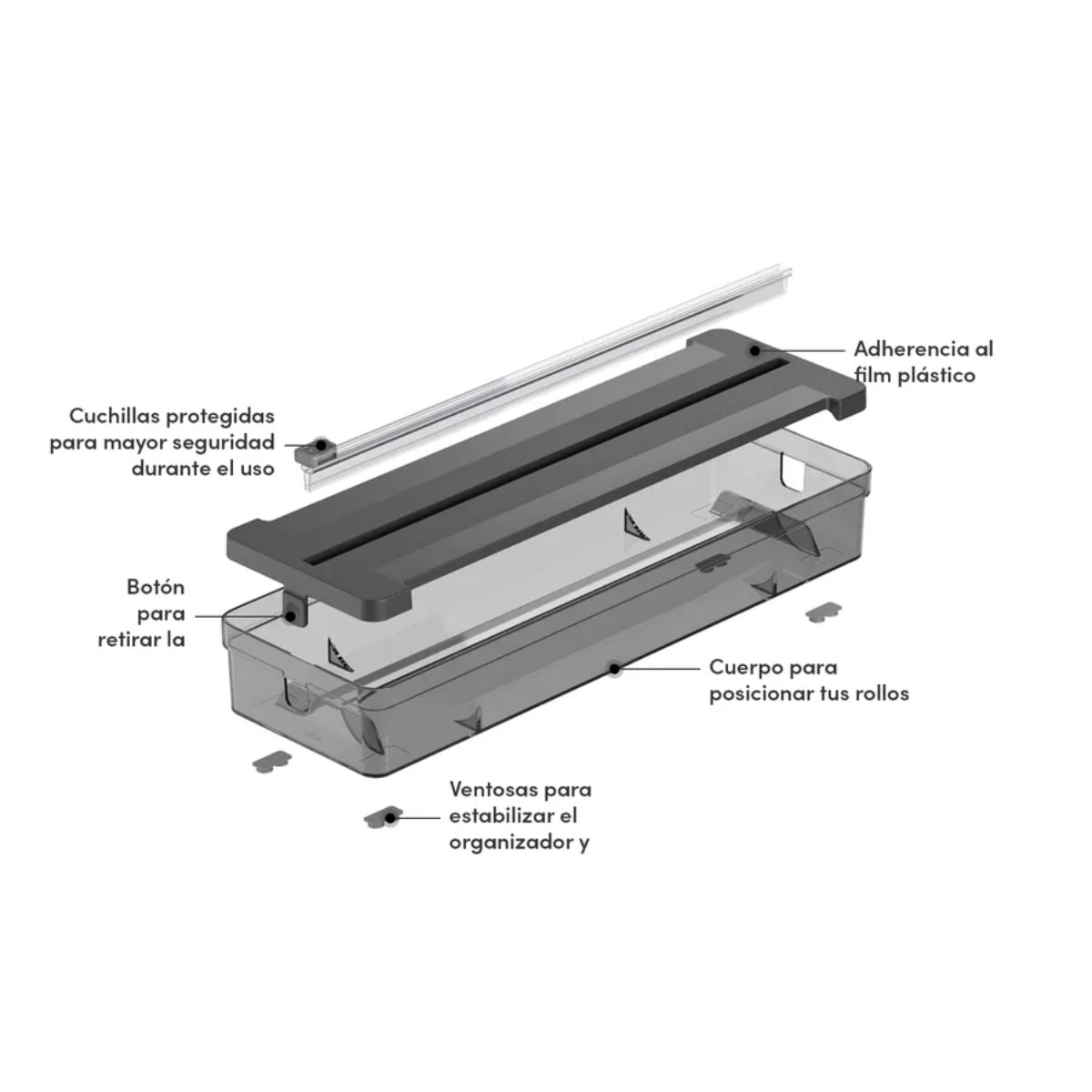 Dispensador Papel Alusa y Film OU