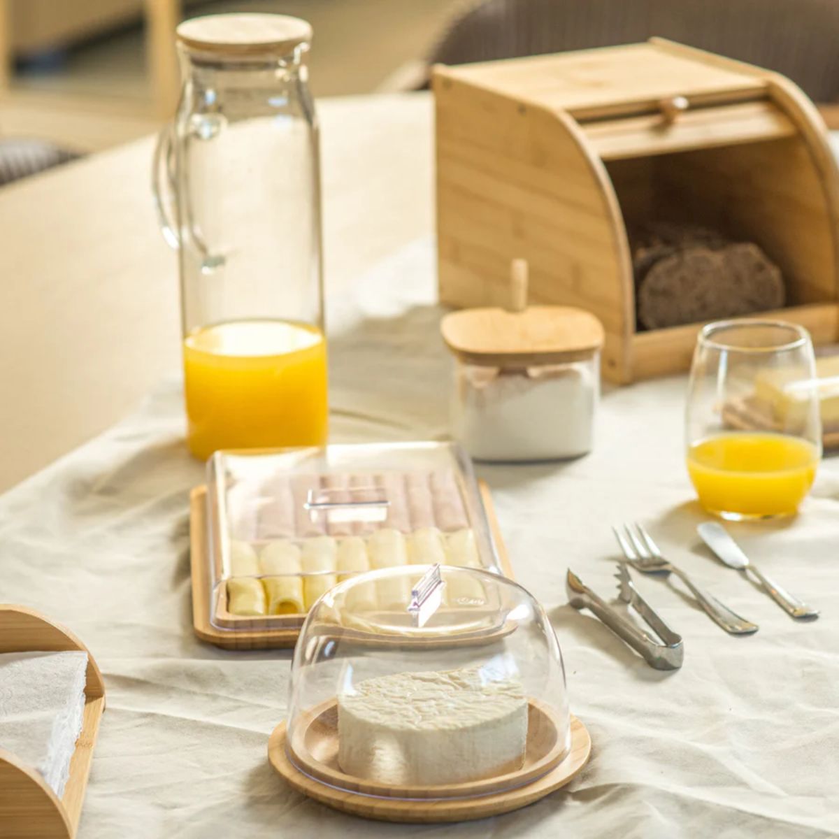 Porta Queso Bambú OU