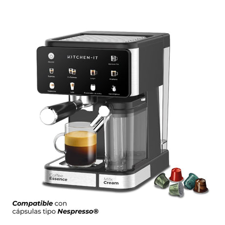 Cafetera Espresso Power Brew 9 en 1 Kitchen it