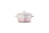 Mini Cocotte Corazón  Shell Pink Le Creuset