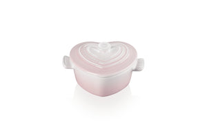 Mini Cocotte Corazón Shell Pink Le Creuset