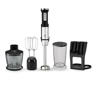Minipimer Pro 1000W 5 en 1 Acero Inoxidable Kitchen It