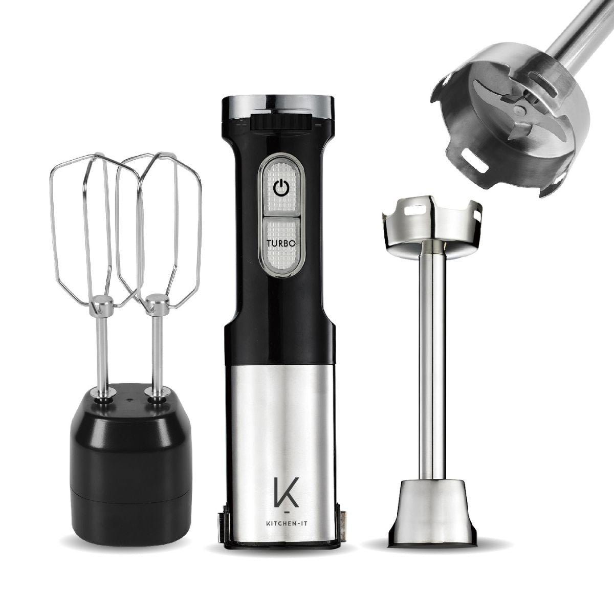 Minipimer Pro 1000W 5 en 1 Acero Inoxidable Kitchen It