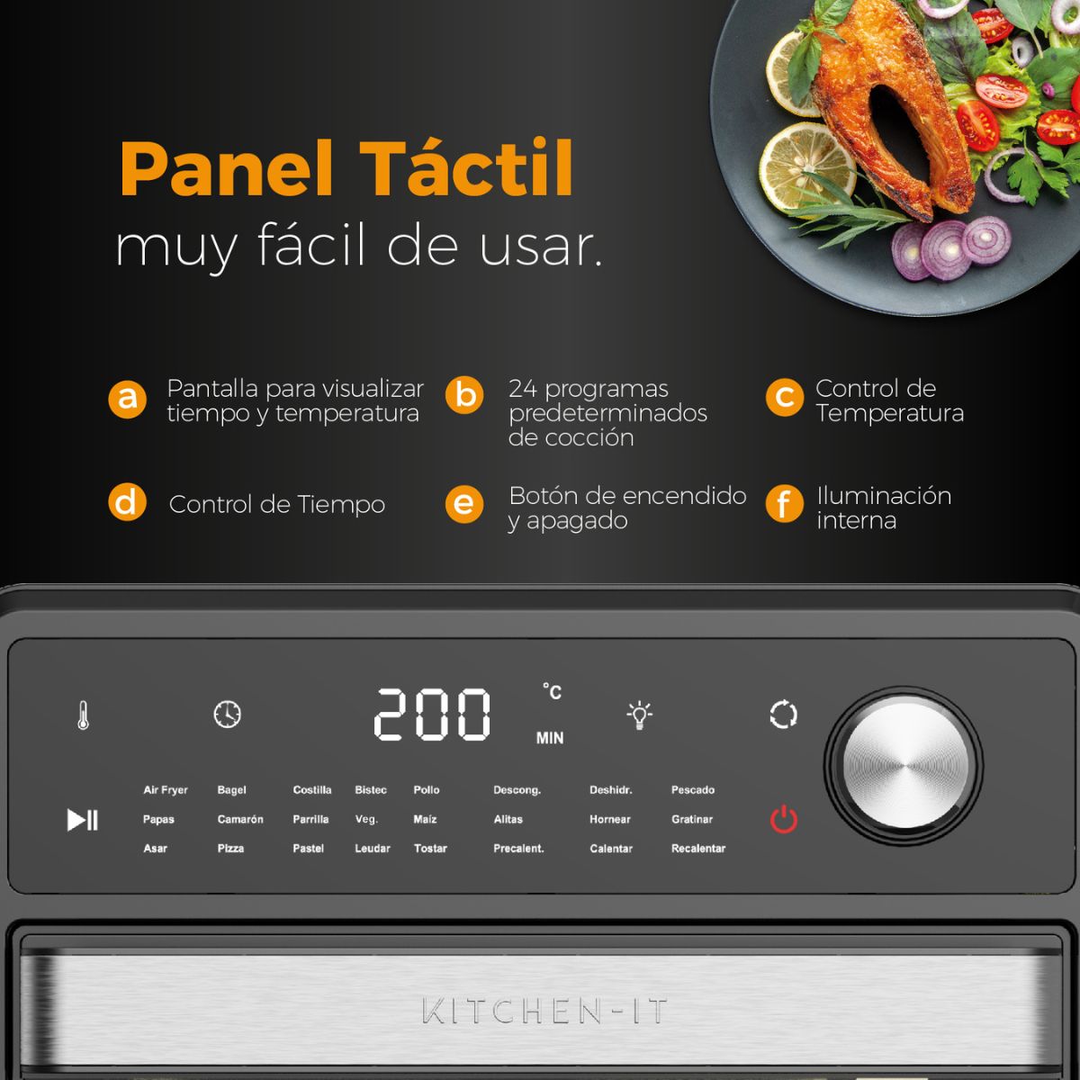 Freidora de Aire Full Edition 15L Kitchen It