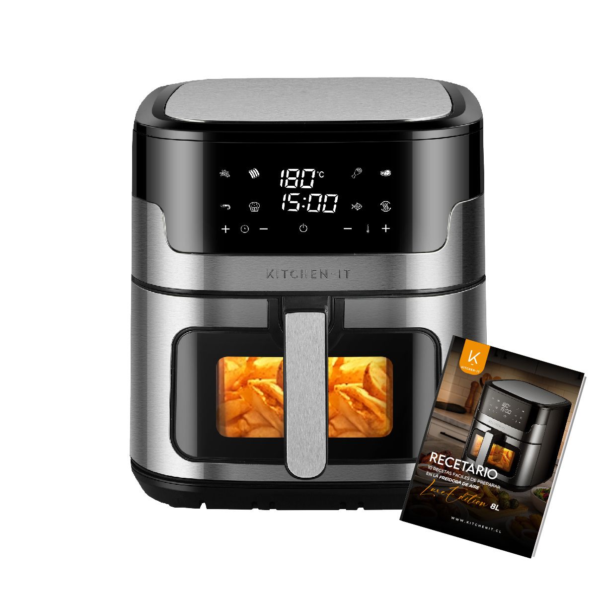 Freidora de Aire Luxe Edition 8L Kitchen It