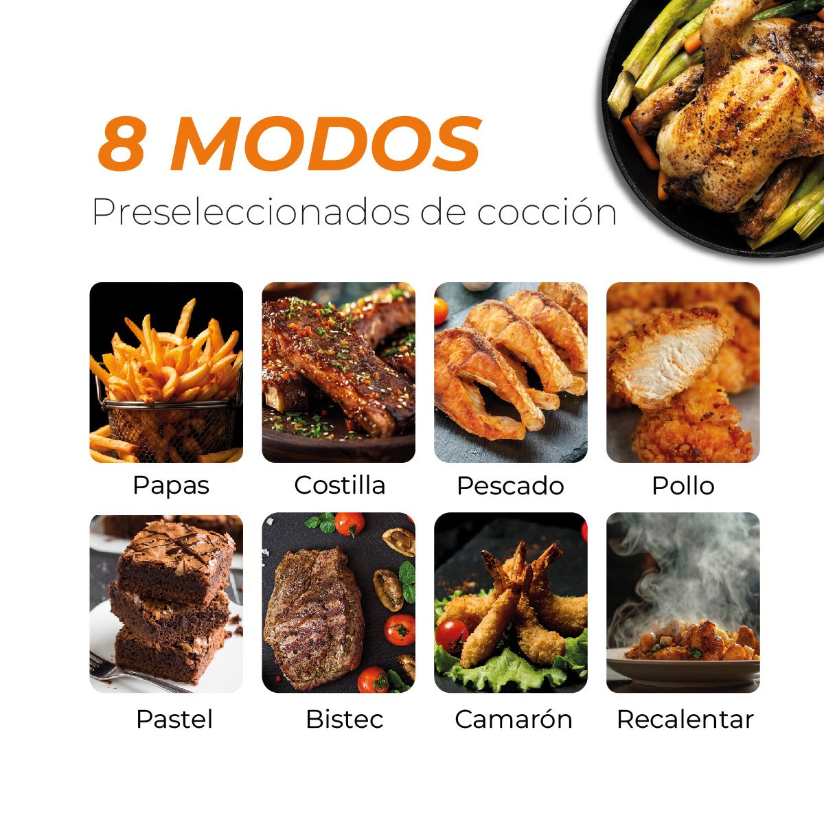 Freidora de Aire Luxe Edition 8L Kitchen It