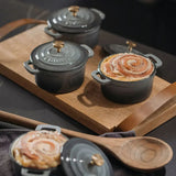 Set 4 Mini Cocottes de Hierro Fundido Cuina