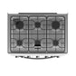 Cocina a Gas 6 quemadores ANDES7620AG0 Mabe