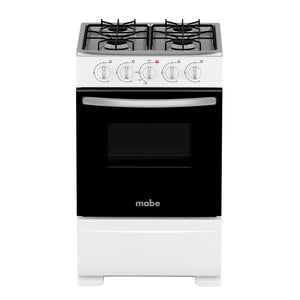 Cocina a Gas 4 Quemadores 52cm CMC20ABX-6 Blanca Mabe