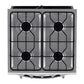 Cocina a Gas 4 Quemadores 52cm CMC20ABX-6 Blanca Mabe