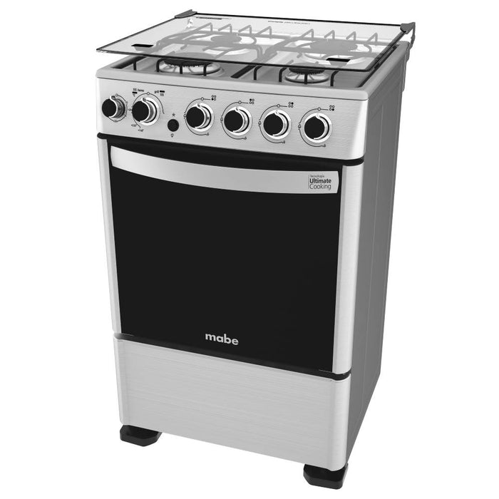 Cocina a Gas 4 Quemadores 55 cm CMC5550AX0 - Mabe
