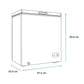 Freezer Horizontal 198 Lt Mabe