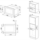 Microondas FMI325X Classica Smeg