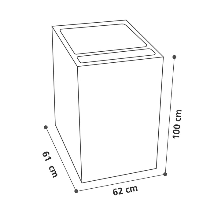 Lavadora Automática 9.5kg LMA0920WGCL0 - Mabe