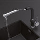 Grifería Piega Negro Inox Blanca Schock