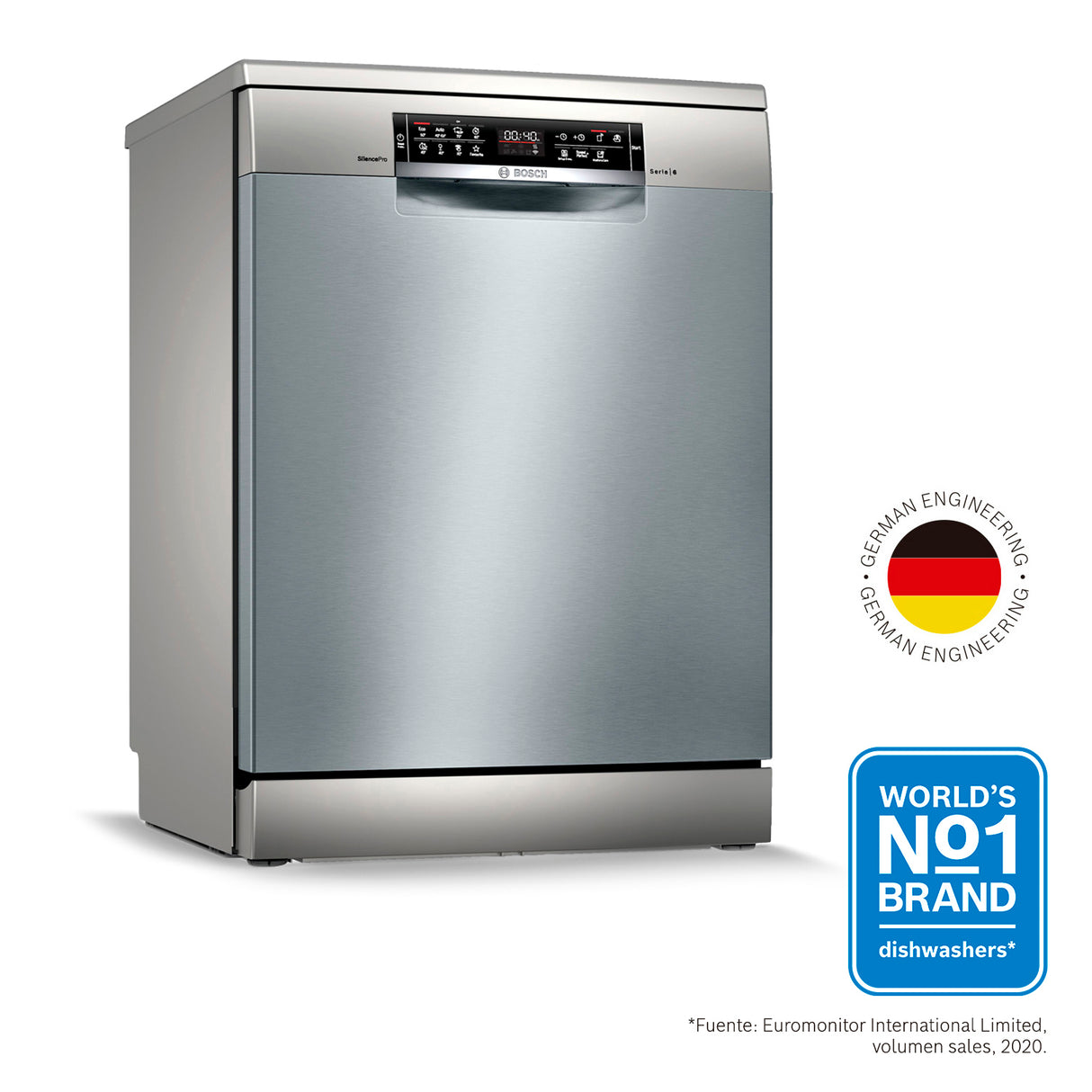 Lavavajillas Silence Pro 14 Cubiertos Inox 60cm SMS6ECI63E - Bosch