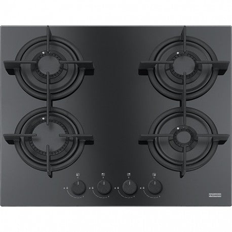 Encimera a gas FHCR 604 4G TC HE Negra Franke